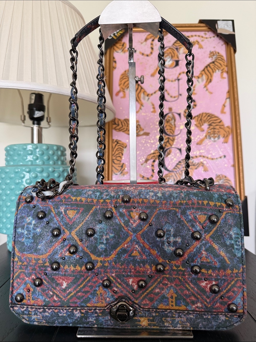 Aimee kestenberg studded in Multicolor two shoulder crossbody bag